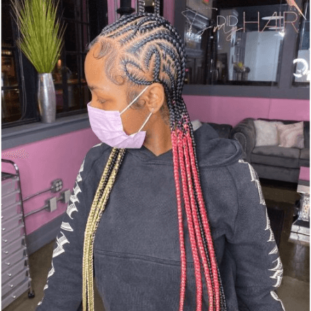 two-tone-braids-with-heart-design