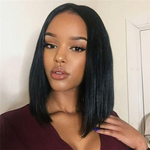Sexy bob curly lace front wig