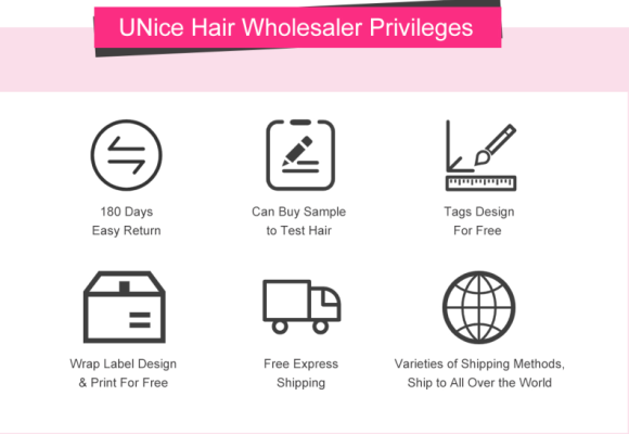 UNice Hair Wholesaler Privileges