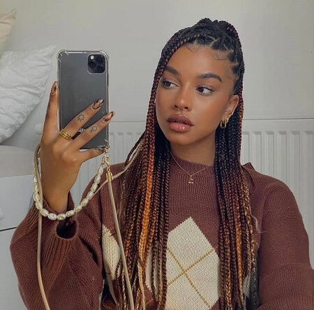 What Are Peekaboo Braids And How To Get This Stylish Look?-Blog ...