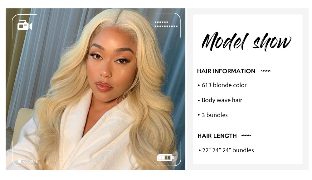 5. Platinum Blonde Malaysian Hair Weave - wide 8