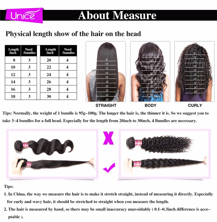 about unice remy hair